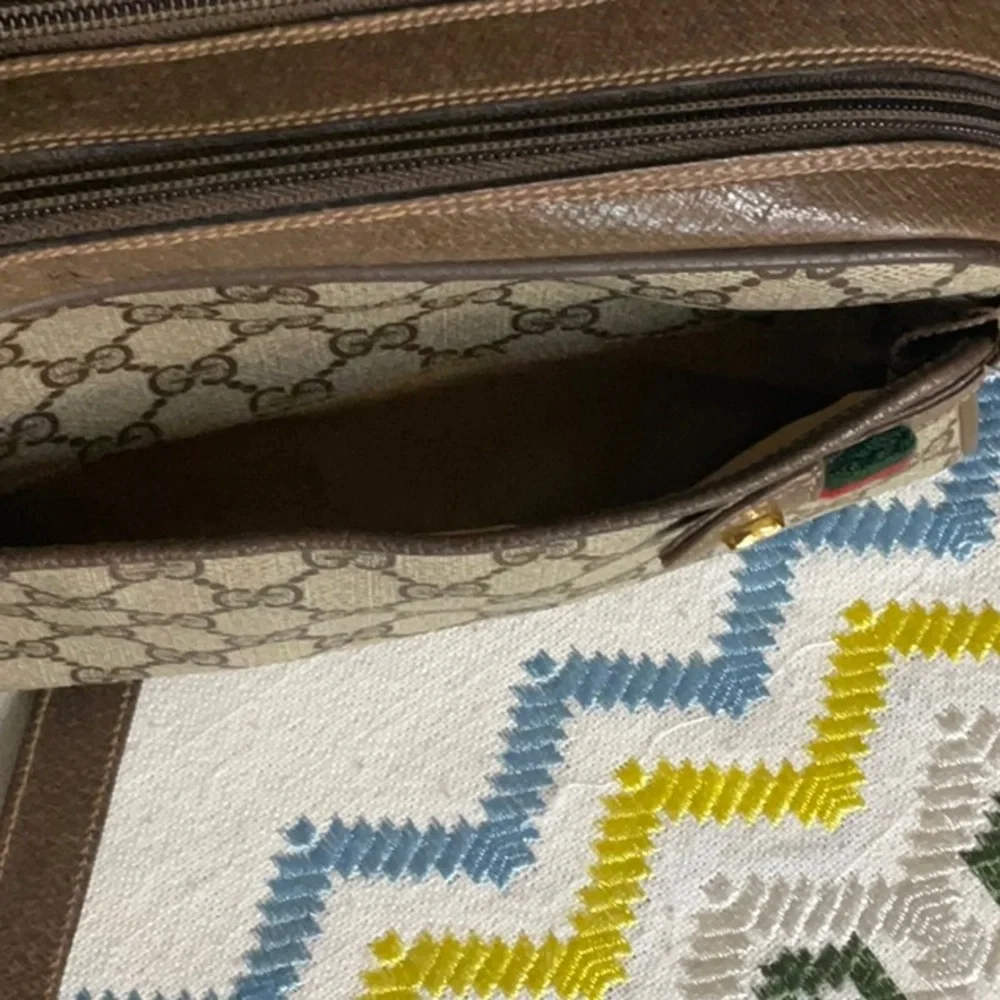 Gucci vintage GG Supreme Web Sherry Line Shoulder Bag - Picture 6 of 16